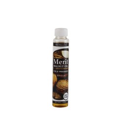 Merit Cold pressed 100 ML Walnut Oil - Edible | 100% Pure Walnut Oil for Thyroid massage, Hair Care and Salad Dressing | Rich in Omega-3